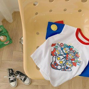 Children's cartoon design short sleeve
